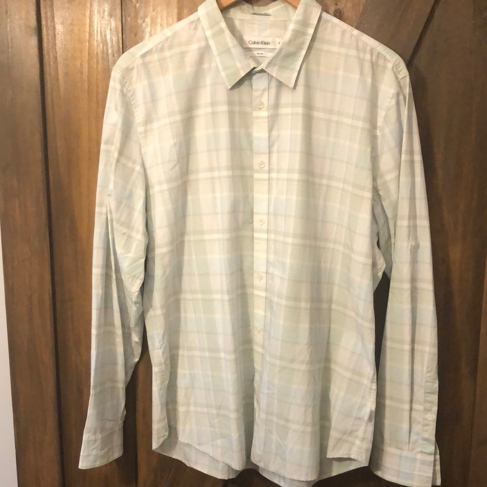 Calvin Klein Men’s Button Down Slim Fit XL
